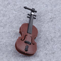 Creative Artist Mini Musical Instrument Accessories-Acrylic Brooch Violin Children's Gift for Weddings & Engagements