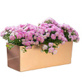 BRICE 14inch Maceta Decorativas Balcony Rectangular Planter Boxes Wholesale Self Watering Railing Hanging Planter Flower Pot