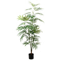 Cheap 6 Feet Tall 180CM 3 Trunks Large Real Touch Faux Silk Leaves Artificial Fernleaf Bamboo Plant for Interior Exterior Decor
