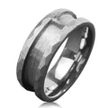 8mm 6mm 4mm Silver Black Cobalt Chrome Damascus Stainless Steel Ceramic Titanium Tungsten Carbide Ring Core Blank for Inlay
