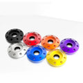 Aluminum Alloy Electric Car Motorcycle Pedal Modification Countersunk Plain Finish 8-Hole Disc Washer M6M8 Oxide Color MD Brand