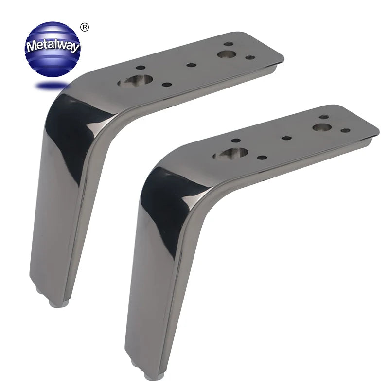 Modern Luxury Heavy Duty Metal Furniture Legs in Gold Chrome for Beds Sofas Cabinets Outdoor Use