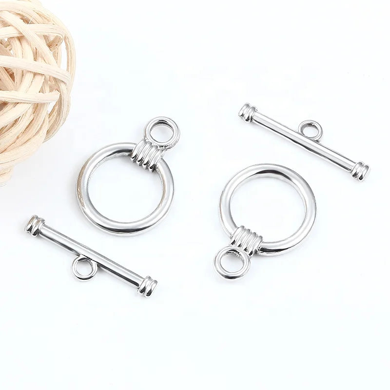 DIY Stainless Steel OT Clasps Hooks Metal End Connectors for Findings Bracelet Necklace Diy Jewelry Making Supplies