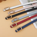 2023 Luxury PU Leather Women Waist Belt Slim Corset Strap Dress Shirt Belt Autumn Spring Female Belt