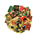 54Pcs Retro Classic Movie Poster Graffiti Stickers Wall Laptop Decor Waterproof Vintage Poster