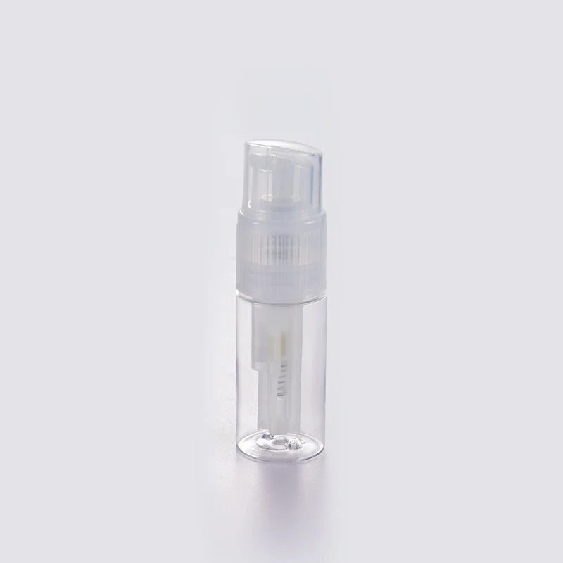 Refillable Portable Cosmetic Container 60ml Dry Shampoo Powder Spray Bottle for Baby Talc Powder
