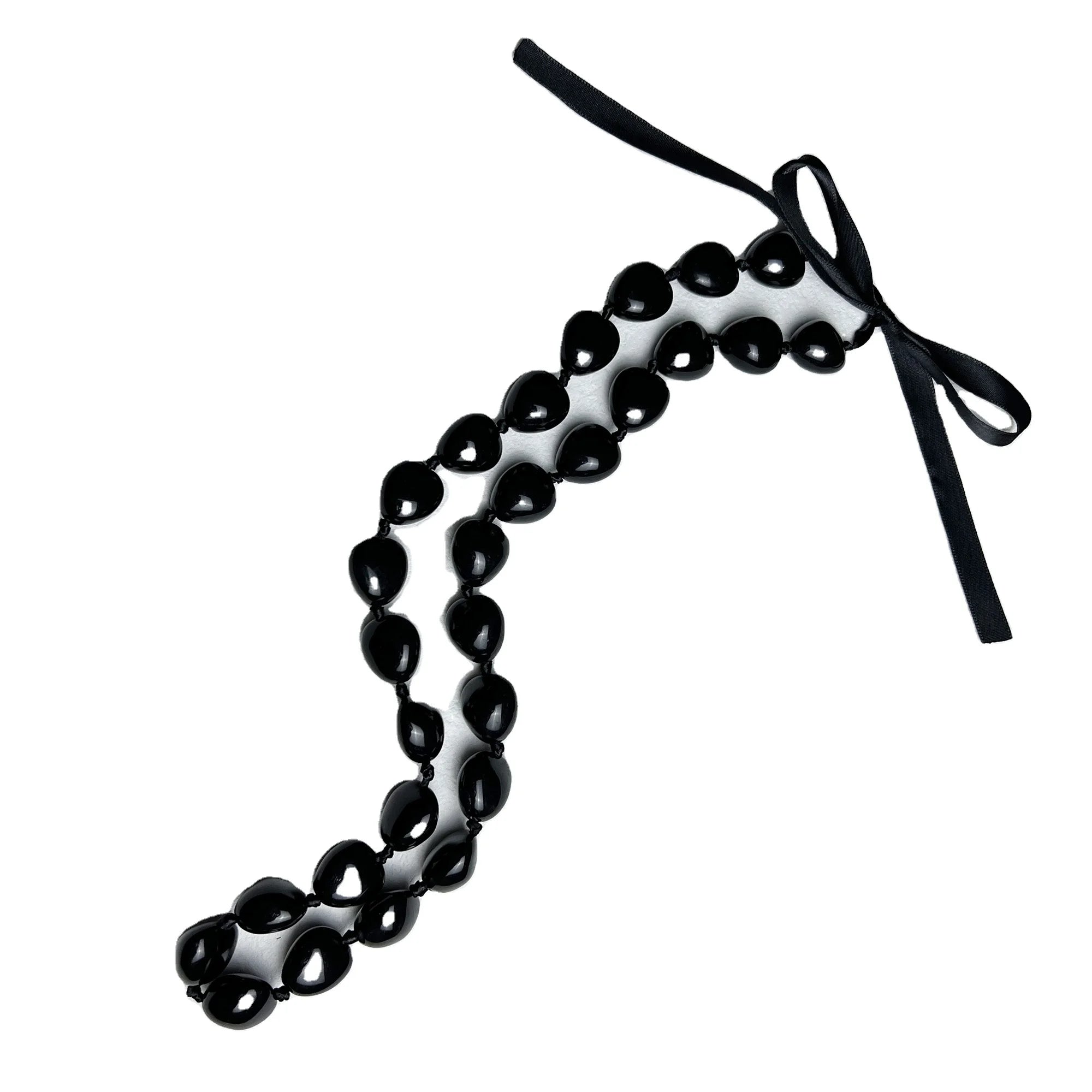New Graduation Bohemian Heart Acrylic Strand Bead Necklace with Honor Ribbon Garland for Weddings Parties & Gift Giving
