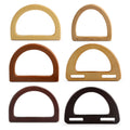 D-shaped Wooden Bag Handle Replacement Handcrafted DIY Hardware Accessory for Handbag Purse Tote Bags Nolvo World