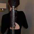 Fashion Bride Ponytail Crystal Hair Ties Tassel Hair Band Accessories  Long Tassel Pearl Headband  for Women