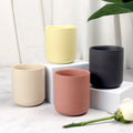 Matte White Luxury Ceramic Candle Jar in Bulk Candle Container With Metal Lid Custom logo Wholesale Empty Candle Holder
