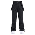 Women's and Men's Ski and Snowboarding Pants Windproof Waterproof Thicken Cargo Trousers for Winter Male Female Strap Pants