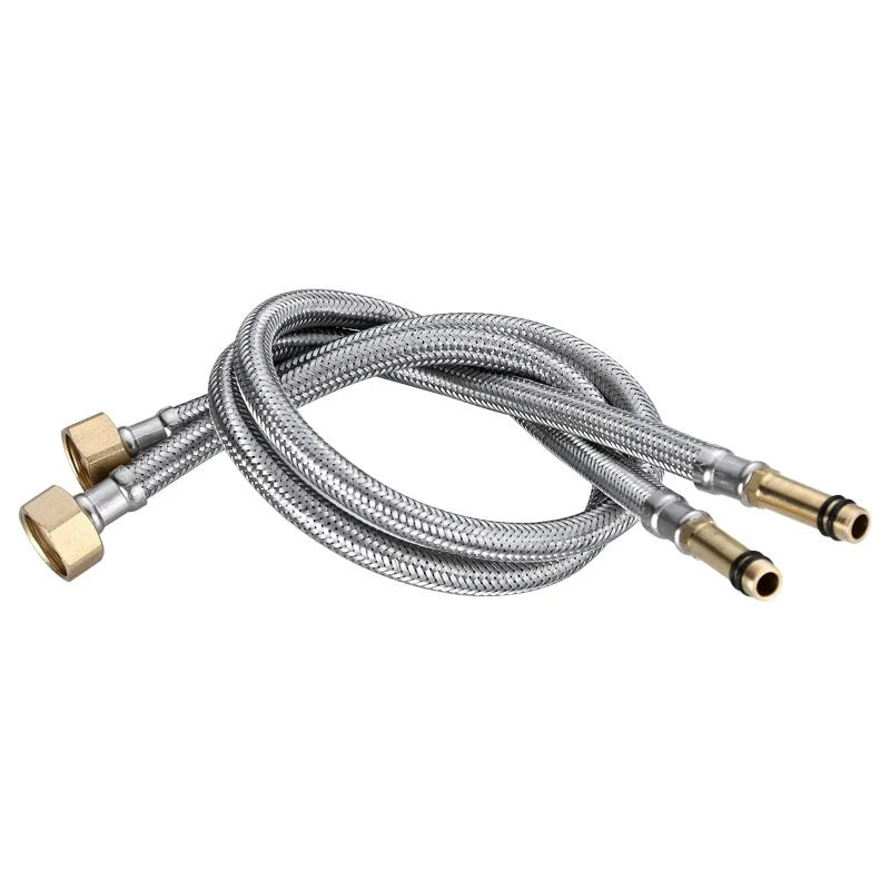 Modern Design 304 Stainless Steel Braided Water Inlet Hose Bathroom Kitchen Hot & Cold Water Sink Faucet Basin Faucet