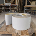 Customized Size Backing 150g Latex Paper Sand Belts Polishing Wooden Furniture White Abrasive Belts