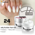 New Venalisa Brand Nail Art Tip Design 15ml 30ml 50ml 24 Color Led Camouflage Color Hard Jelly Nail Buildering Extension Gel