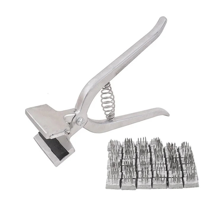 Veterinary Animal Ear Tattoo Pliers for Farm Equipment Six Digits Rabbits Pliers-New Condition