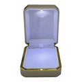 Luxury LED Jewelry Box & Pendant Box with Octagonal Shape Velvet Lining-Customized Style for Diamonds Necklace Packaging