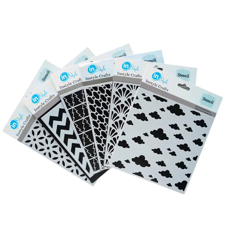 New Style Stencil Templates Plastic Embellishment Planner Stencils Scrapbook Diy Drawing Template Stencil for Cradmaking
