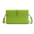 2025 New Trend Contrast Color All Shoulder Crossbody Bag Pu Zipper Mobile Phone Women's Bag