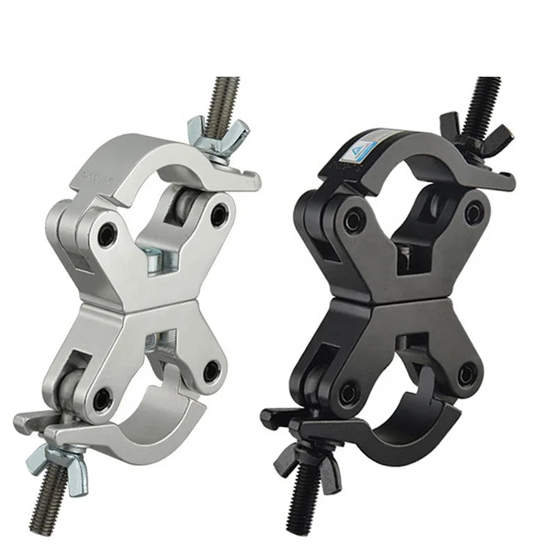 5012 500kgs X Swivel  Lighting Clamp Hook Couple Aluminum Clamp Stage Lighting Hook Truss Clamp