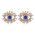 Fashion Jewelry Design Colorized Eye Statement Earrings for Women 2025 Wholesale