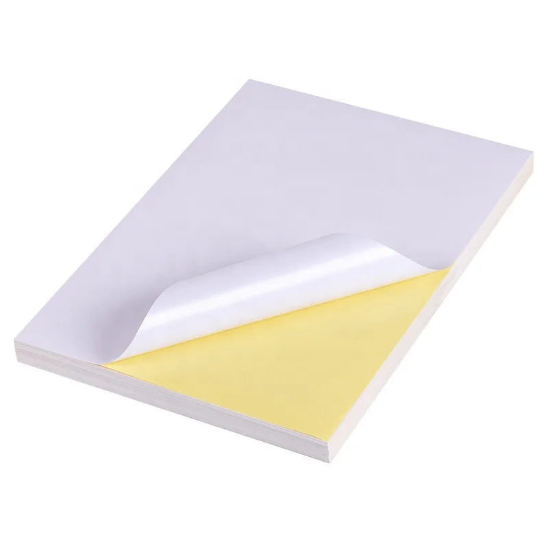 Removable PVC Vinyl Label A4 Self Adhesive Sticker Waterproof Accept A4 Free in 3 Days