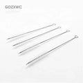 Stainless Steel Handle Ended Hanging Hole Brush Straw Tube Brosse Mini Oil Brush Kettle Nozzle Bottle Lid Kitchen Cleaning