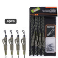 FTK 4pcs/bag Wholesale Carp Fishing Accessories Carp Fishing Terminal Tackle Plastic Carp Lead Clip