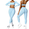Stock Available Riding Leggings Women Workout Clothing Yoga Sets Tight Quick Dry Running Yoga Set Woman