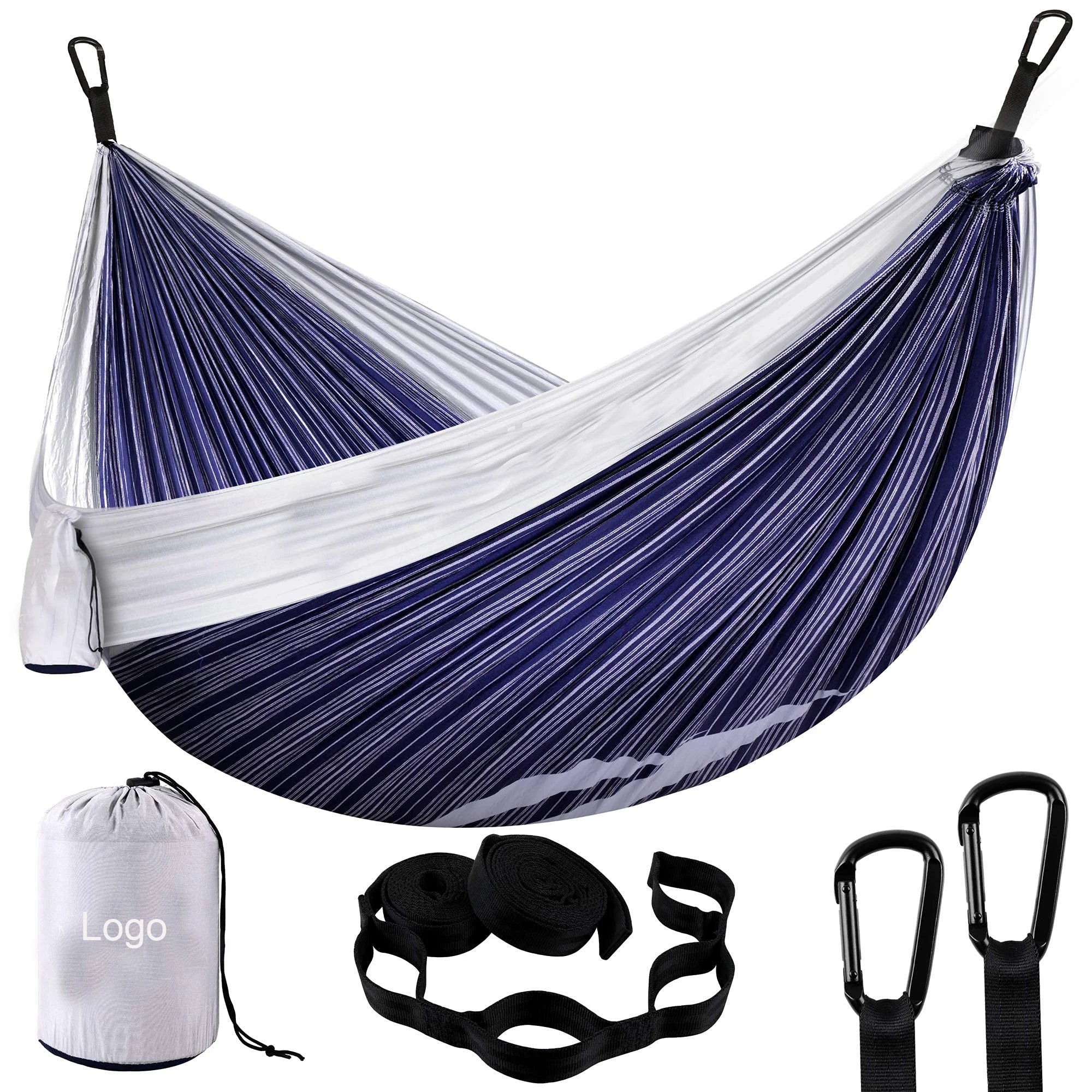 Outdoor Portable Hammock Swing Ultralight Haven Camping Hammocks with Straps Caribiners Bag Hiking Travel Backpacking