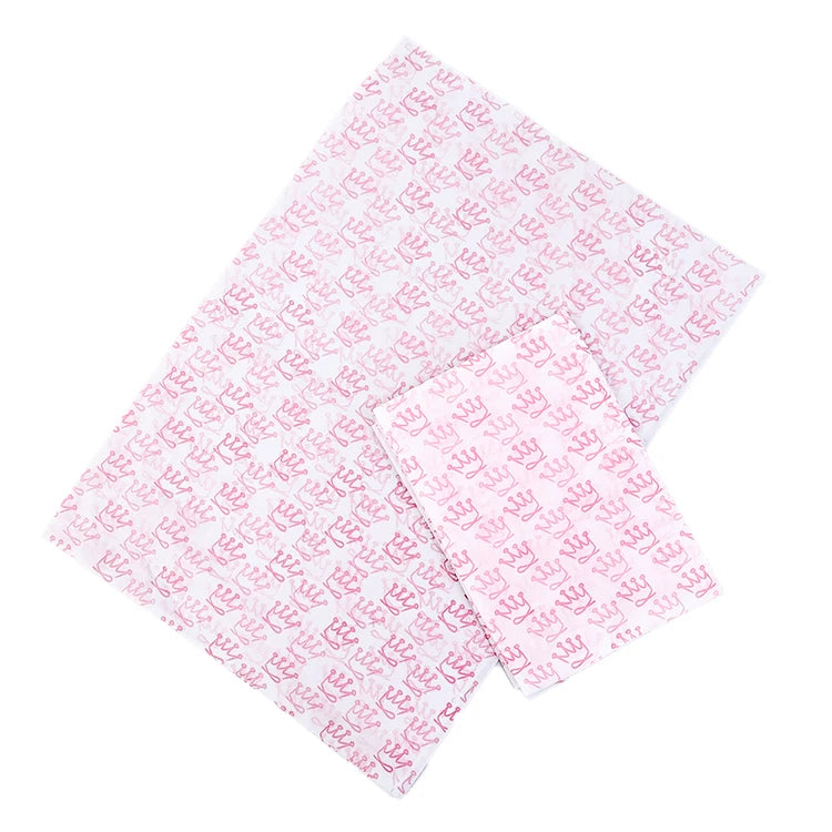 Customize Wholesale Tissue Silk Wrapping Paper with logo for Clothes Clothing Packing Paper Printed Sandwich Wrapping Paper