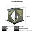 Outdoor Camping Carp Insulated Winter Ice Fishing Fish Tent Bivvy Tent for Winter Fishing Cube Bivvy Waterproof Big Truck Pickup