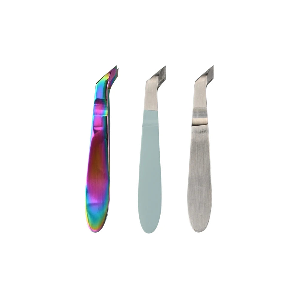 Professional Mini Cuticle Remover Scissor Plier Precise Pointed Tip Manicure Pedicure Tweezers Stainless Steel for Fingers