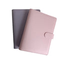 A6 A5 Portable Macaron PU Leather Saving Money Organizer Ring Binder Notebook Cover Budget Binder Planner Cash Envelope Binder