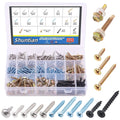320Pcs Mixed Self Drilling Screws and Self Tapping Screws Assortment Kit 16 Different Types