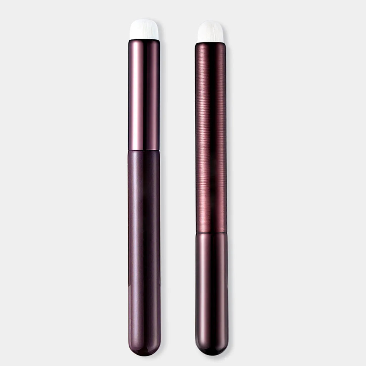 2Pcs Brushed Tube Red-Brown Smudge Makeup Brushes Private Smudge Makeup Brush Set