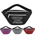 WAALUU Large Capacity Waist Packs Leisure Travel Sports Running Belt Bags Waterproof Women Fanny Pack Pack Banana Hip Purse