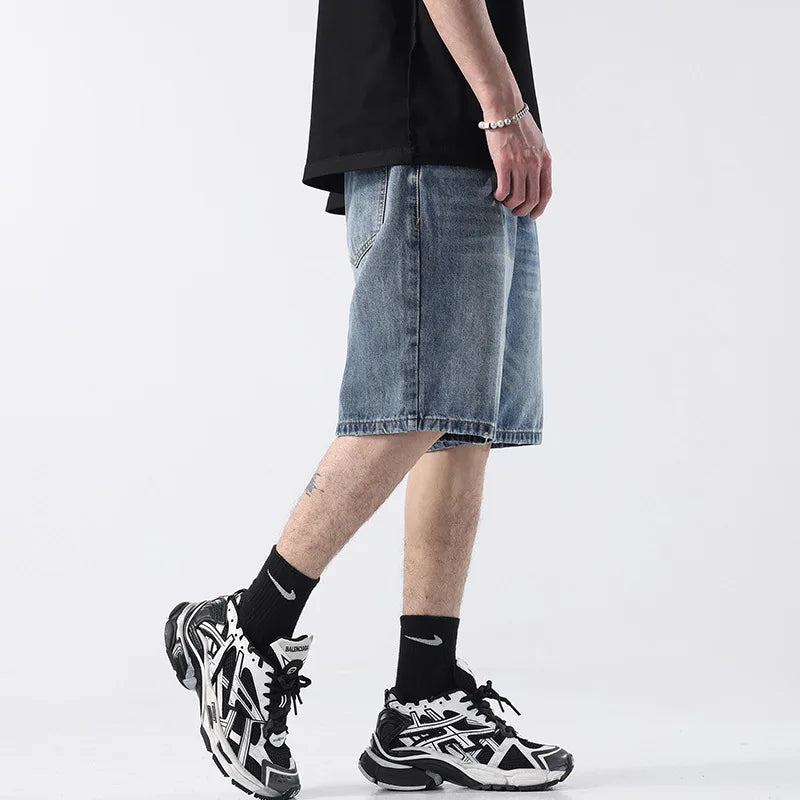 American Style for Men Hot Mens Pants & Trousers for Men Vintage Shorts Jeans
