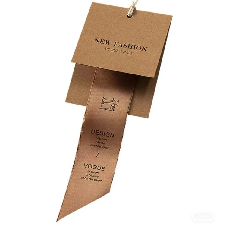 Custom Paper Garment Swing Hang Tag PVC Transparent Hang Tag