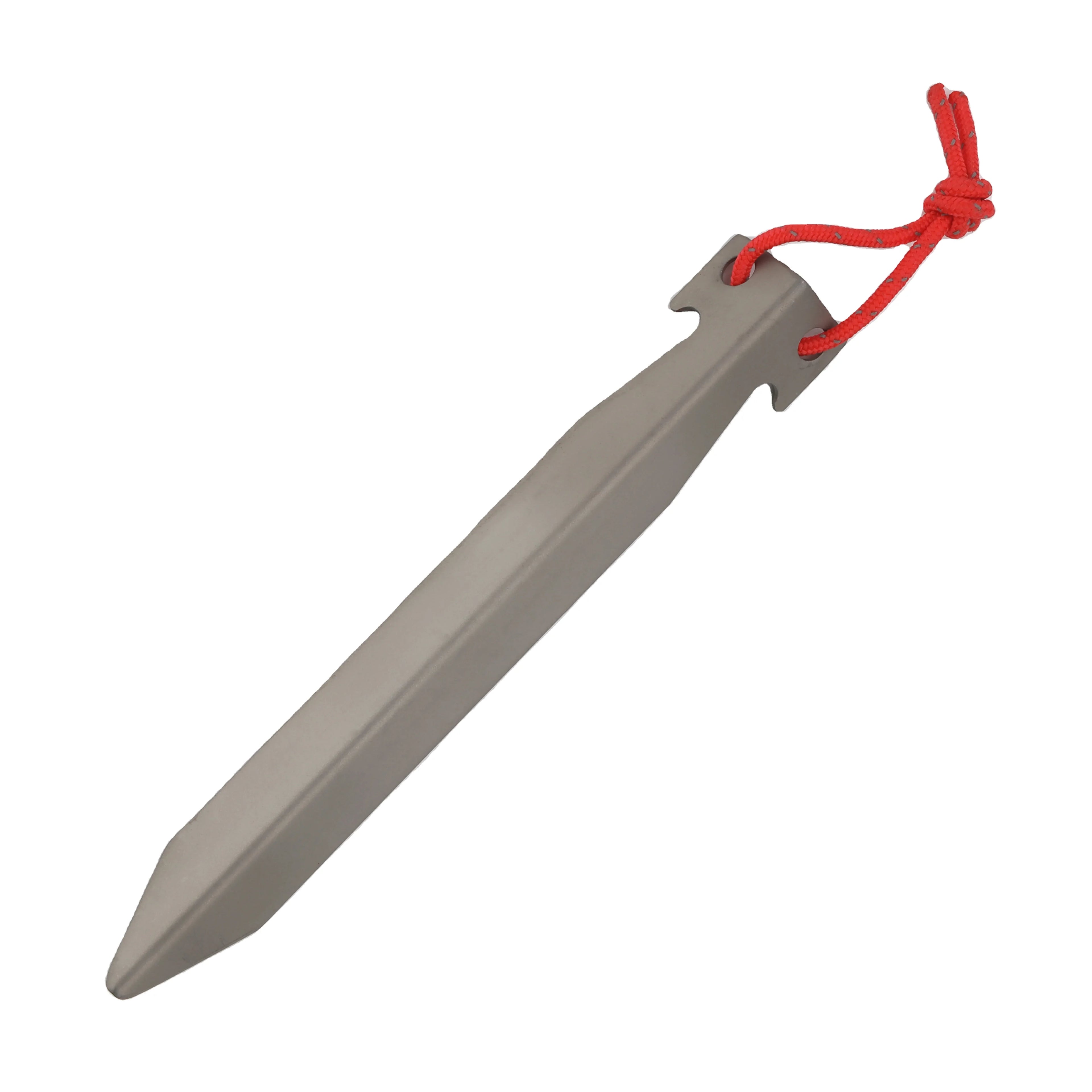Ultralight V-Shaped Tent Stakes Titanium Alloy Windproof Outdoor Camping Tent Pegs Nails
