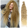 30 Inch Deep Wave Braiding Hair Long Wavy Synthetic Crochet Hair