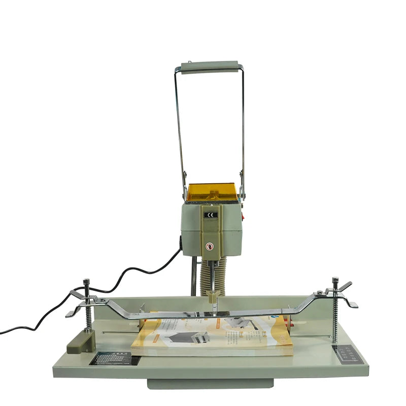 Gino DP-205 CE Certified 17kg Paper Hole Punch Machine for Notebooks Single Hole 3-8mm Thickness Desktop Use