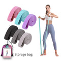 SHIWEI-1011-11#Exercise Fabric Resistance Booty Hip Band Custom Logo Workout Gym Elastic Loop Long Resistance Band