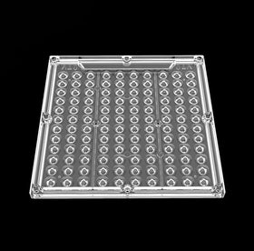 100 W High Power Optical 3030 Batwing LED Street Light Lenses Made of Durable PC Material