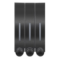 Black Wall Mounted Soap Dispenser Triple Lotion Liquid Soap Dispenser