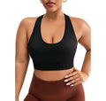 Fitness Workout Activewear Gym Seamless Halter Sports Bra Ankle-Length Elastic Waist Pants Yoga Athletic Wear Set Women