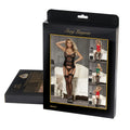 Floral Bodysuits Two Piece Lace Plus Size Garter Lingerie Bodysuit With Box Packing