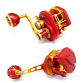 Bait Casting Mini Jigging Best 30 kg Drag Power sealed Aluminum Fishing Reels Ceramic Bearing Full Metal Reel for Big Fish