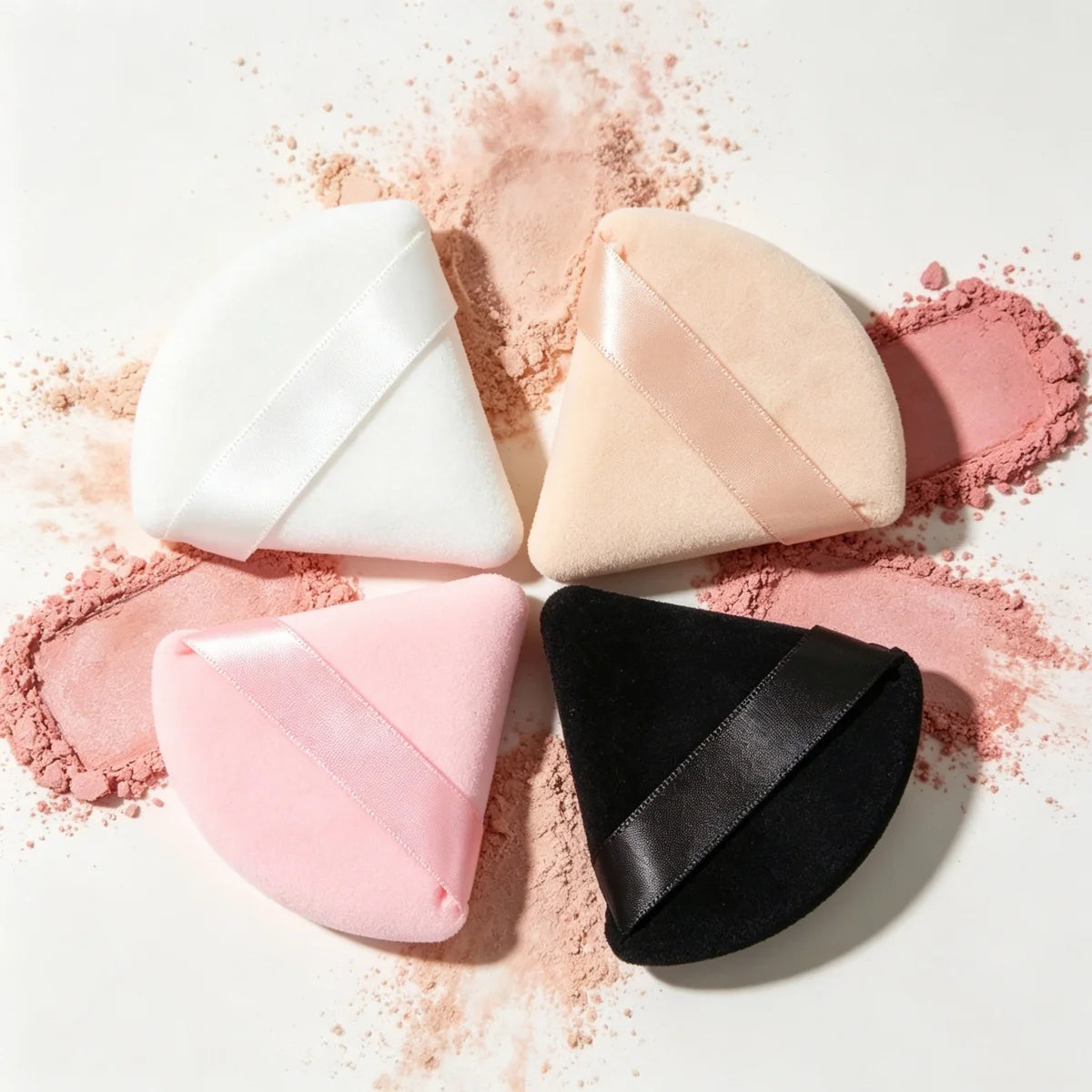 Multi Colors Powder Puff Air Cushion Mini Makeup Puff Powder Cotton Triangle Makeup Sponge Puff