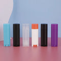 4.5g Flat Shape Empty Lipstick Lip Balm  Tube Cosmetic Packaging for Sub-bottling Mouth Wax Deodorant Stick Custom logo