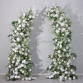 New Arrival 2025 Wedding Arch Flowers Artificial Horn Flower Arch Arrangement Silk Flower Arch Backdrop for Event Decoration